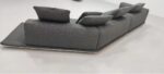 【395×323cm】カーブモジュラー L字ソファ｜輸入ラーチ無垢材｜ステンレスベース｜高密度フォーム - Image 5