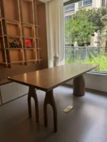 【無垢材ダイニングセット】BIFORCATO｜レクタングルテーブル＋チェア｜6サイズ展開｜完全受注製作 - Image 3