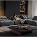 【モジュラーソファ / モジュラーL字ソファ】PIAZZA｜ファブリック｜2点セット／4点セット｜本革ハーフレザーアップグレード対応｜完全受注製作