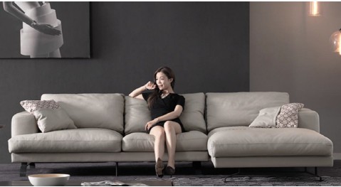 ScreenHunter 3381 【L字ソファ】LUNARE|ファブリック|307×193cm|カーボンスチール脚|ハーフレザーアップグレード対応|完全受注製作 - Image 1