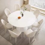 ダイニングセット（テーブル120+70×75cm＋チェア4脚） - Image 5