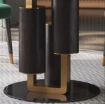 ダイニングセット（テーブル135+70×75cm＋チェア4脚） - Image 7