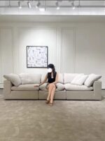 NUVOLA SOFFICE（ヌヴォラ・ソッフィチェ）— フランネルクラウドモジュラーソファ 130cm〜300cm - Image 11