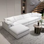NUVOLA SOFFICE（ヌヴォラ・ソッフィチェ）— フランネルクラウドモジュラーソファ 130cm〜300cm - Image 7
