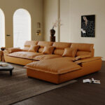 【高級輸入家具】ONDA オンダ イタリアンモダン L字ソファ ハイバック クラウドクッション 300/320/360cm 5〜6人掛け オーダーメイド セミオーダー 輸入ソファ ラグジュアリー - Image 8