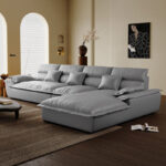 【高級輸入家具】ONDA オンダ イタリアンモダン L字ソファ ハイバック クラウドクッション 300/320/360cm 5〜6人掛け オーダーメイド セミオーダー 輸入ソファ ラグジュアリー - Image 6