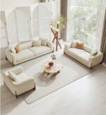 VELA（ヴェーラ）ソファ｜イタリアンモダン｜曲線ウッドレッグデザイン｜140cm/180cm/220cm/240cm/280cm/300cm - Image 6