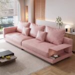 MENSOLA（メンソーラ）ソファ｜イタリアンモダン｜サイドラック付きデザイン｜200cm/240cm/280cm/300cm - Image 5