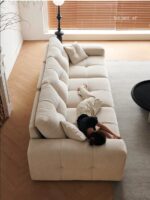 CRISTALLO（クリスタッロ）— ウォーターリップルシェニールブロックソファ 140cm〜340cm - Image 9