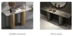 COLONNA（コロンナ）コンソールテーブル｜イタリアンモダン｜玄関 リビング 廊下｜セラミック天板 円柱脚｜幅100cm〜140cm - Image 7