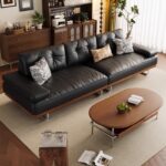 EPOCA（エポカ）ソファ｜イタリアンモダン｜ヴィンテージウッドベースデザイン｜120cm/160cm/240cm/280cm/320cm - Image 5